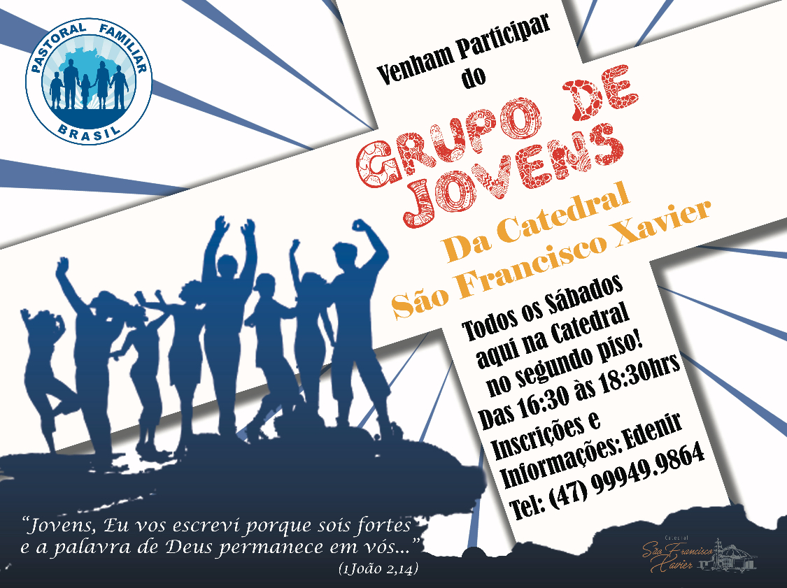 GRUPO DE JOVENS (Todo Sábado 16h30)